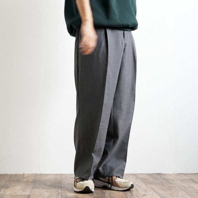 CEASTERS（ケステル） / CT22S-TR02 1P Trousers v5 - Grey ワンタックサマーウールパンツ グレー 買い回り 買い周り 買いまわり ポイント消化 | CEASTERS | 08