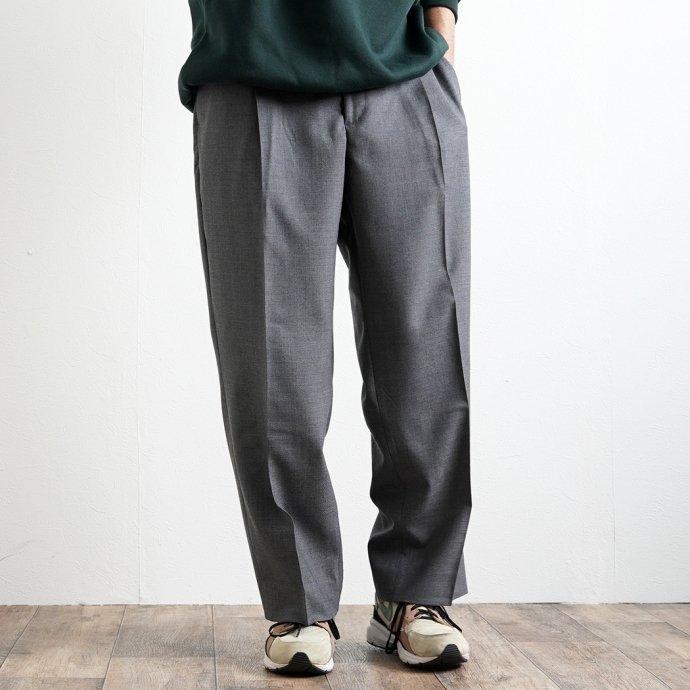 CEASTERS（ケステル） / CT22S-TR02 1P Trousers v5 - Grey ワンタックサマーウールパンツ グレー 買い回り 買い周り 買いまわり ポイント消化 | CEASTERS | 09