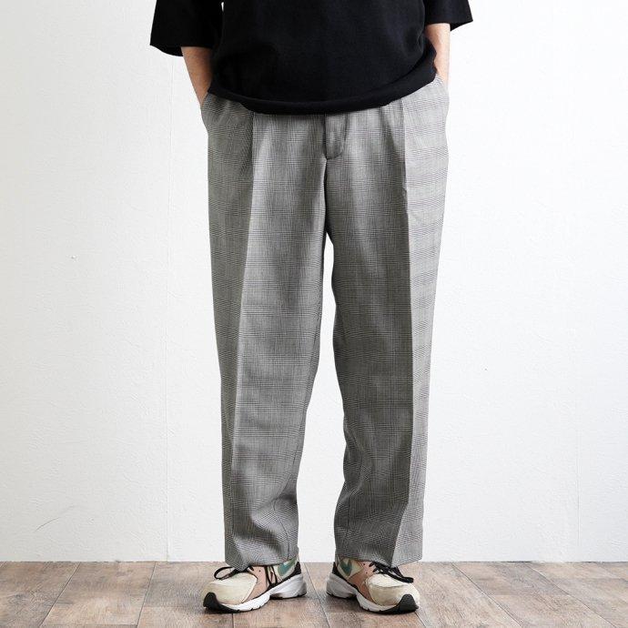 CEASTERS（ケステル） / CT22S-TR02 1P Trousers v5 - Glen Check ワンタックサマーウールパンツ グレンチェック 買い回り 買い周り 買いまわり ポイント消化 | CEASTERS | 07