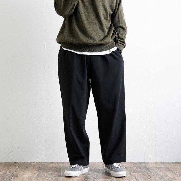 CEASTERS（ケステル） / CT22S-TR03 Wide Easy Slacks - Black ノータックワイドイージースラックス ブラック 買い回り 買い周り 買いまわり ポイント消化 | CEASTERS | 08