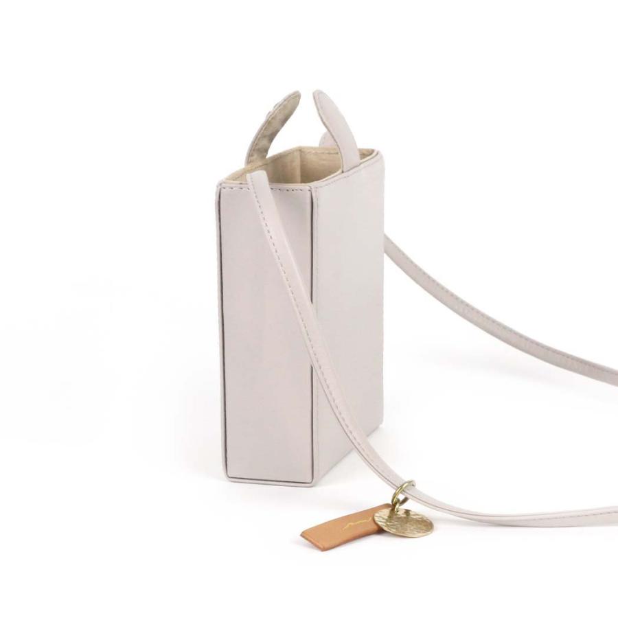 mnoi（ムノイ） / Box bag -pink gray-  ボックス ショルダーバッグ -ピンクグレー |  | 02