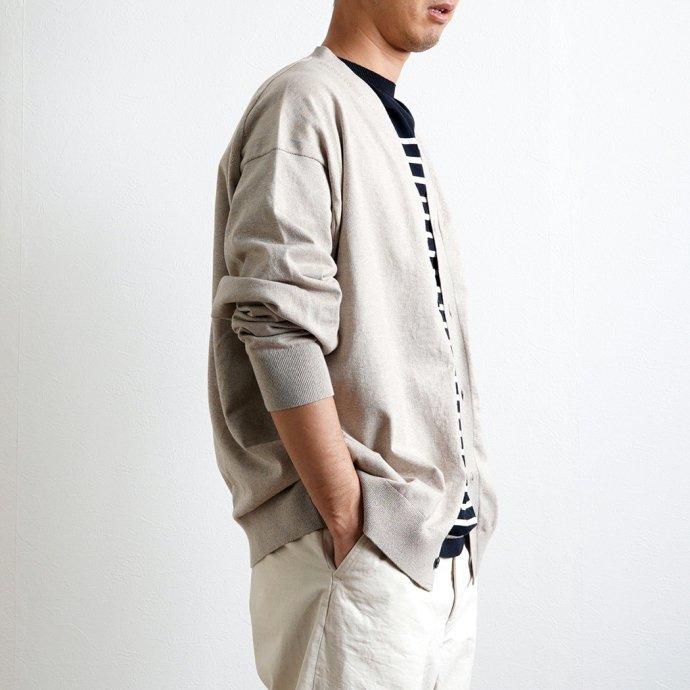 crepuscule クレプスキュール 2201-006 Cardigan - Green カーディガン グリーン メンズ トップス | crepuscule | 07