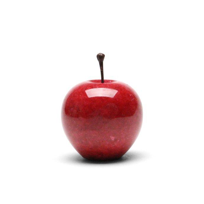 Marble Apple - Red / Small マーブルアップル レッド／スモール | 雑貨 置物 ペーパーウエイト オブジェ プチギフト プレゼント お祝い 贈り物 ポイント 消化… | DETAIL | 01
