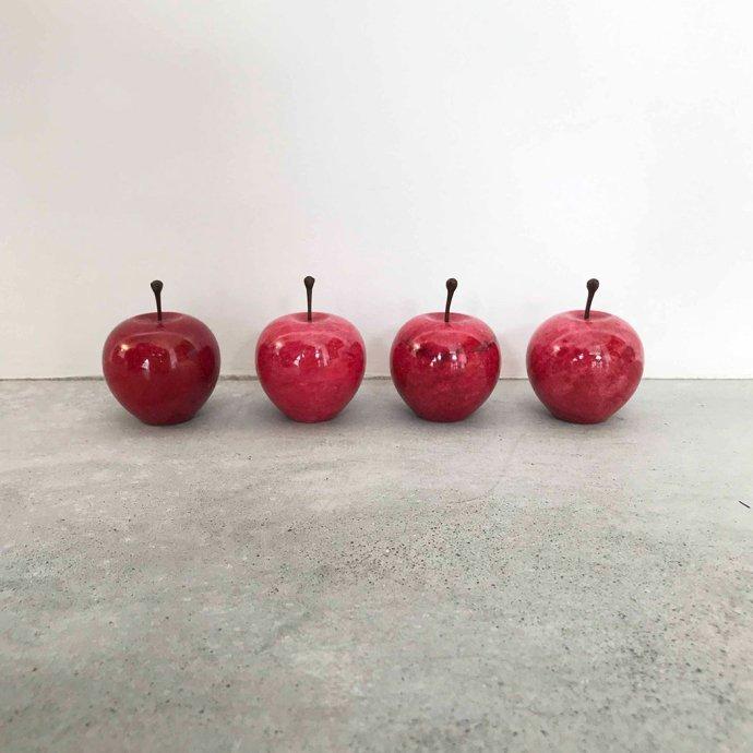 Marble Apple - Red / Small マーブルアップル レッド／スモール | 雑貨 置物 ペーパーウエイト オブジェ プチギフト プレゼント お祝い 贈り物 ポイント 消化… | DETAIL | 02