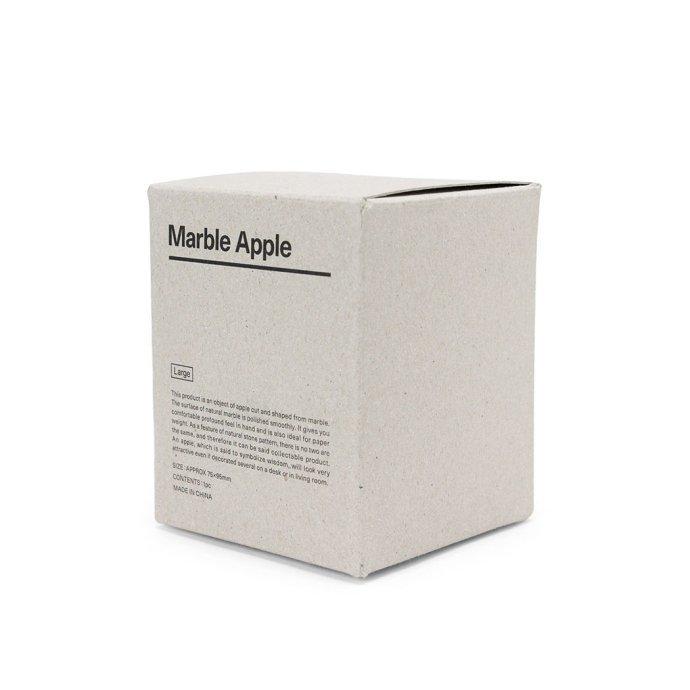 Marble Apple - Red / Large マーブルアップル レッド／ラージ | 雑貨 置物 ペーパーウエイト オブジェ プチギフト プレゼント お祝い 贈り物 ポイント 消化 … | DETAIL | 03