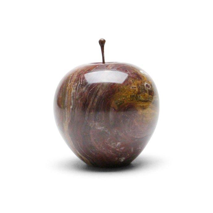 Marble Apple - Brown / Large マーブルアップル ブラウン／ラージ | 雑貨 置物 ペーパーウエイト オブジェ プチギフト プレゼント お祝い 贈り物 ポイント 消… | DETAIL