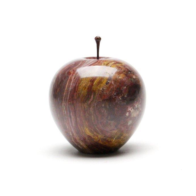 Marble Apple - Brown / Large マーブルアップル ブラウン／ラージ | 雑貨 置物 ペーパーウエイト オブジェ プチギフト プレゼント お祝い 贈り物 ポイント 消… | DETAIL | 01