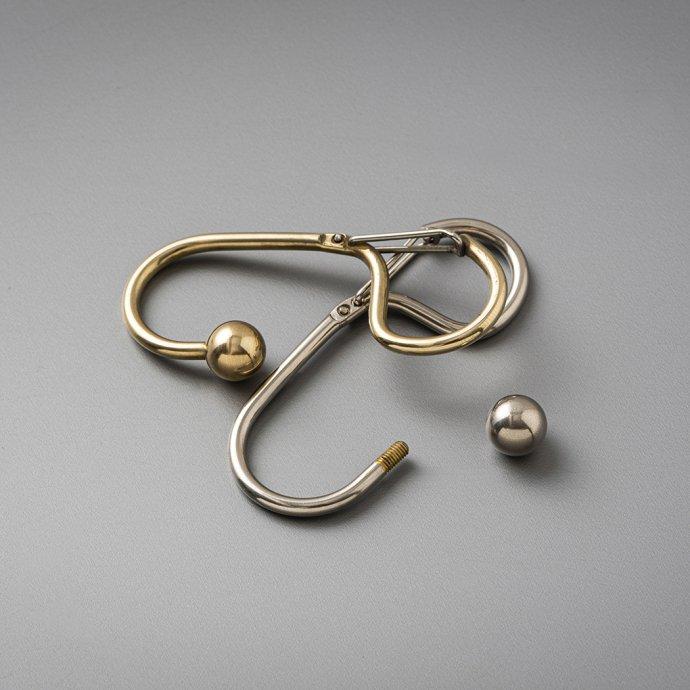 CANDY DESIGN & WORKS (キャンディーデザインワークス) / Quincy CK-23 カラビナキーリング - Brass キーホルダー カラビナ あす楽 即日発送 即納 プチギ… | CANDY DESIGN&WORKS | 03