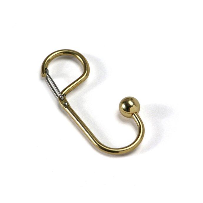 CANDY DESIGN & WORKS (キャンディーデザインワークス) / Quincy CK-23 カラビナキーリング - Brass キーホルダー カラビナ あす楽 即日発送 即納 プチギ… | CANDY DESIGN&WORKS | 05