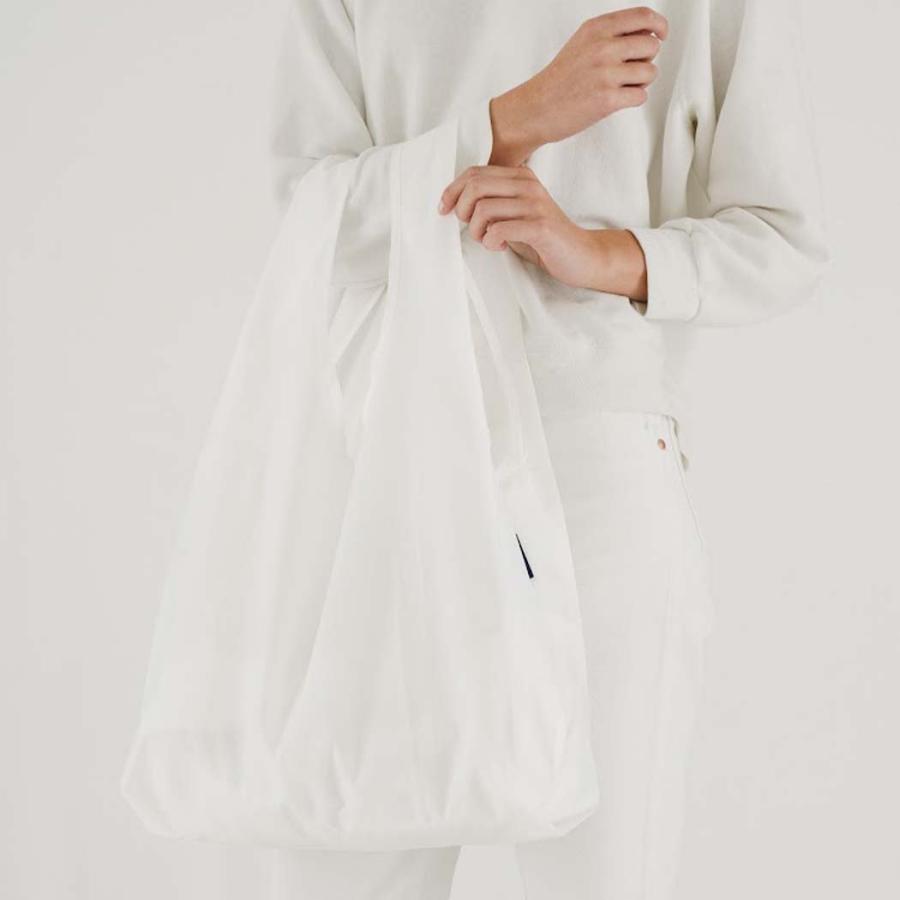 BAGGU (バグゥ) STANDARD BAGGU エコバッグ ホワイト ショッピングバッグ マルシェバッグ コンビニバグー 正規品 プチギフト プレゼント お祝い 贈り物 ポイン… | BAGGU | 04