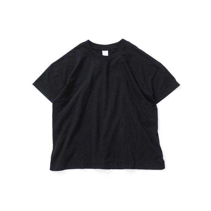 Agreable アグレアーブル ドロップショルダーTシャツ ブラック 2016 - Noir フランス製 Made in France | Agreable
