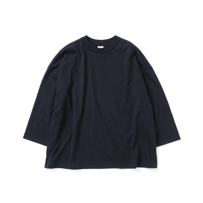 Agreable アグレアーブル クォータースリーブTシャツ ブラック 2115 - Noir フランス製 Made in France | Agreable