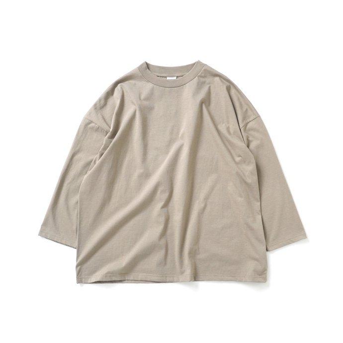 Agreable アグレアーブル クォータースリーブTシャツ ベージュ 2115 - Beige フランス製 Made in France | Agreable