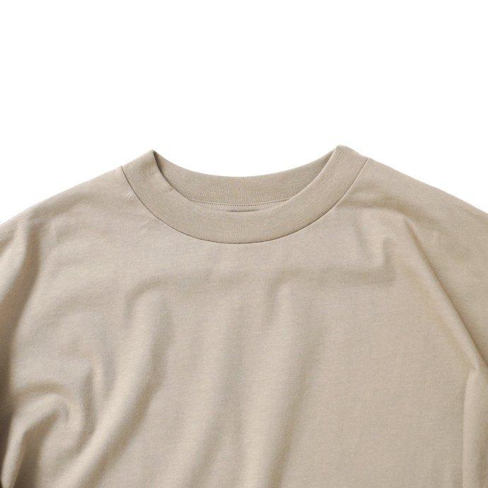 Agreable アグレアーブル クォータースリーブTシャツ ベージュ 2115 - Beige フランス製 Made in France | Agreable | 02