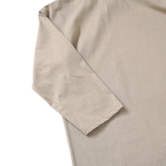 Agreable アグレアーブル クォータースリーブTシャツ ベージュ 2115 - Beige フランス製 Made in France | Agreable | 03