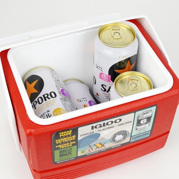 IGLOO イグルー / Playmate Mini - Red プレイメイトミニ クーラーボックス 3L レッド | igloo | 12