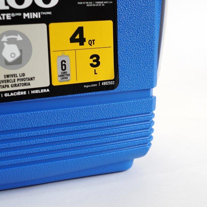 IGLOO イグルー / Playmate Mini - Blue プレイメイトミニ クーラーボックス 3L ブルー | igloo | 10