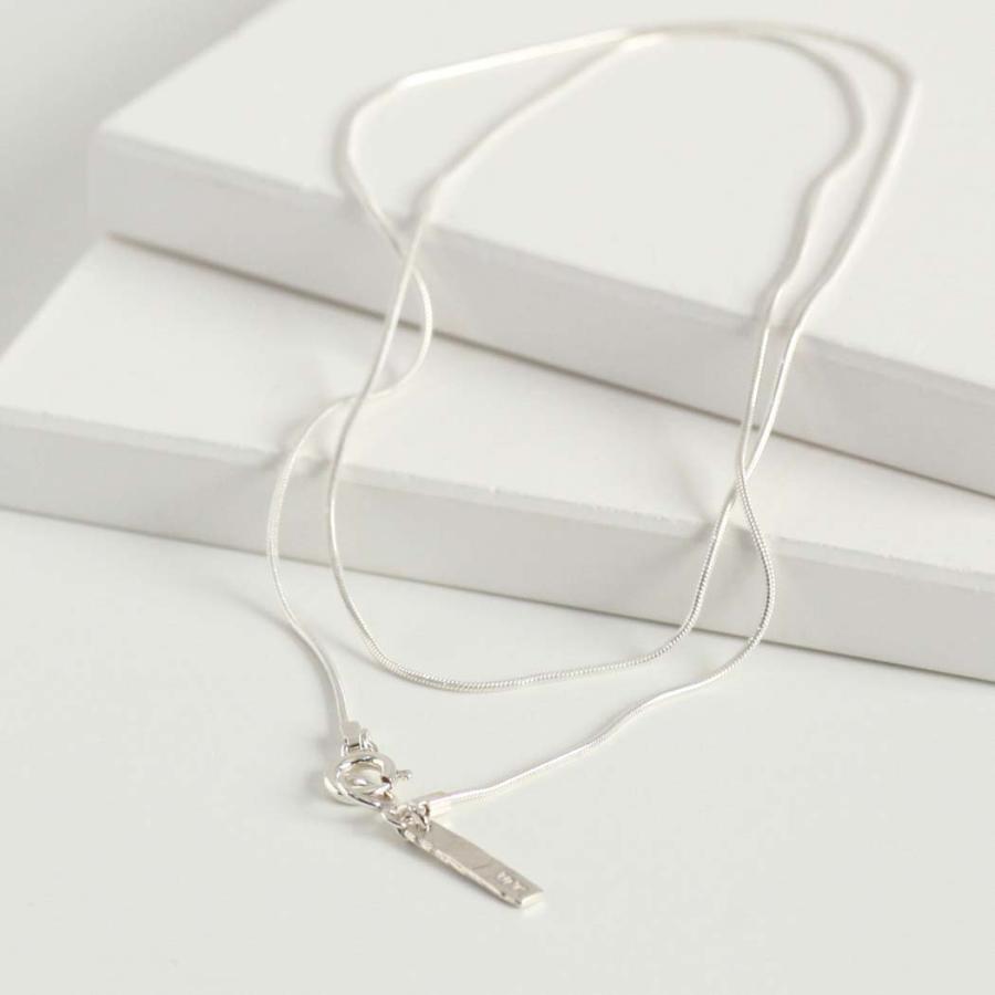 UNKNOWN. / silver U109 SNAKE1 - ネックレス - シルバー 45cm | UNKNOWN. | 01