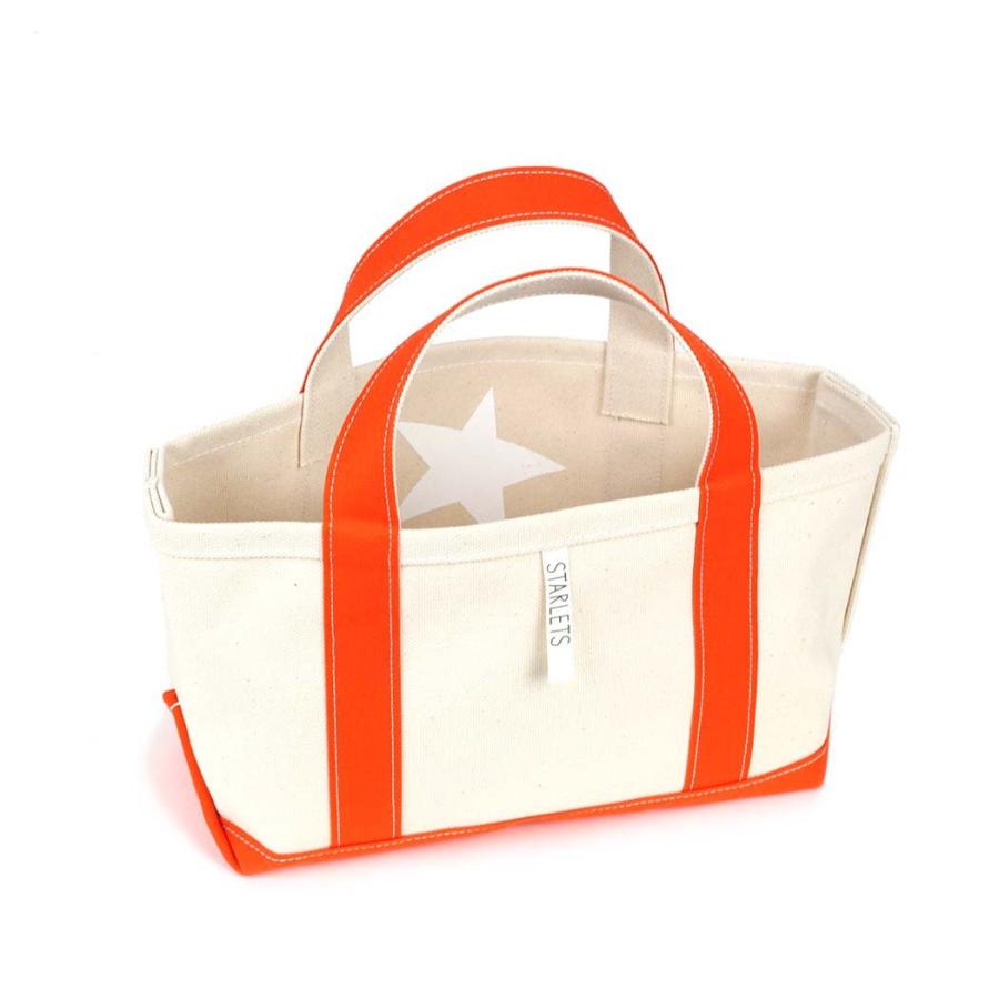 STARLETS (スターレッツ) / S1801S 星プリント トートバッグ S -  オレンジ | STARLETS | 01