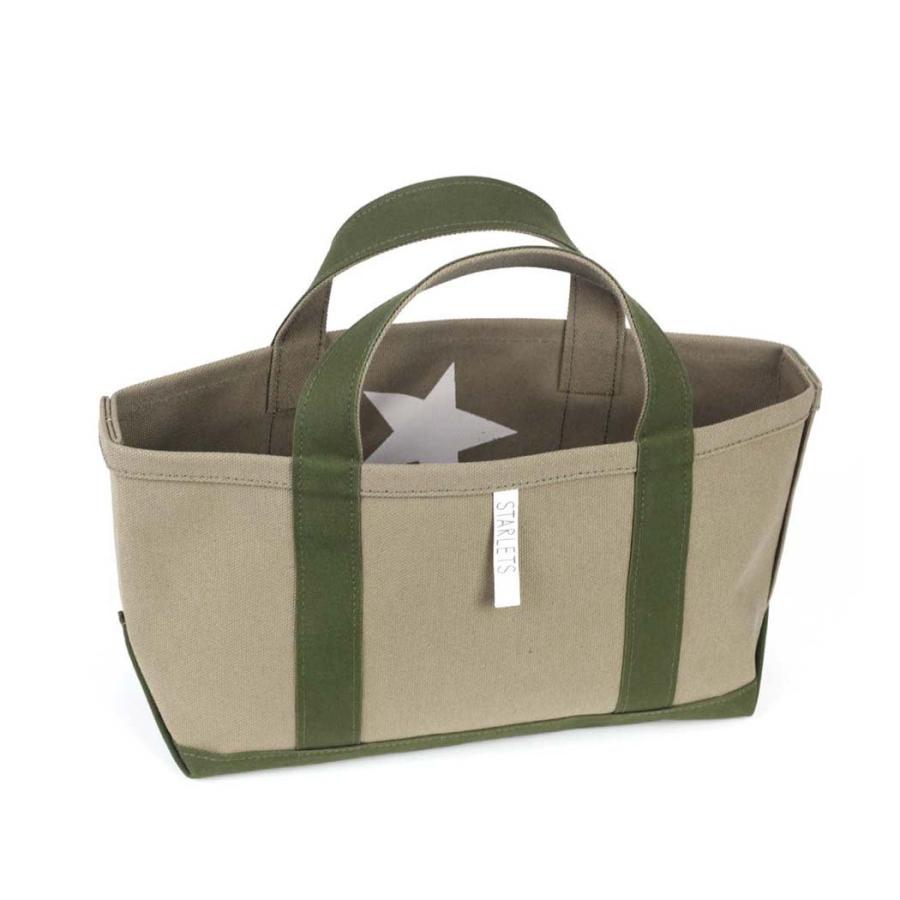 STARLETS (スターレッツ) / S1807S / S2207S 星プリント トートバッグ S - カーキ | STARLETS | 01