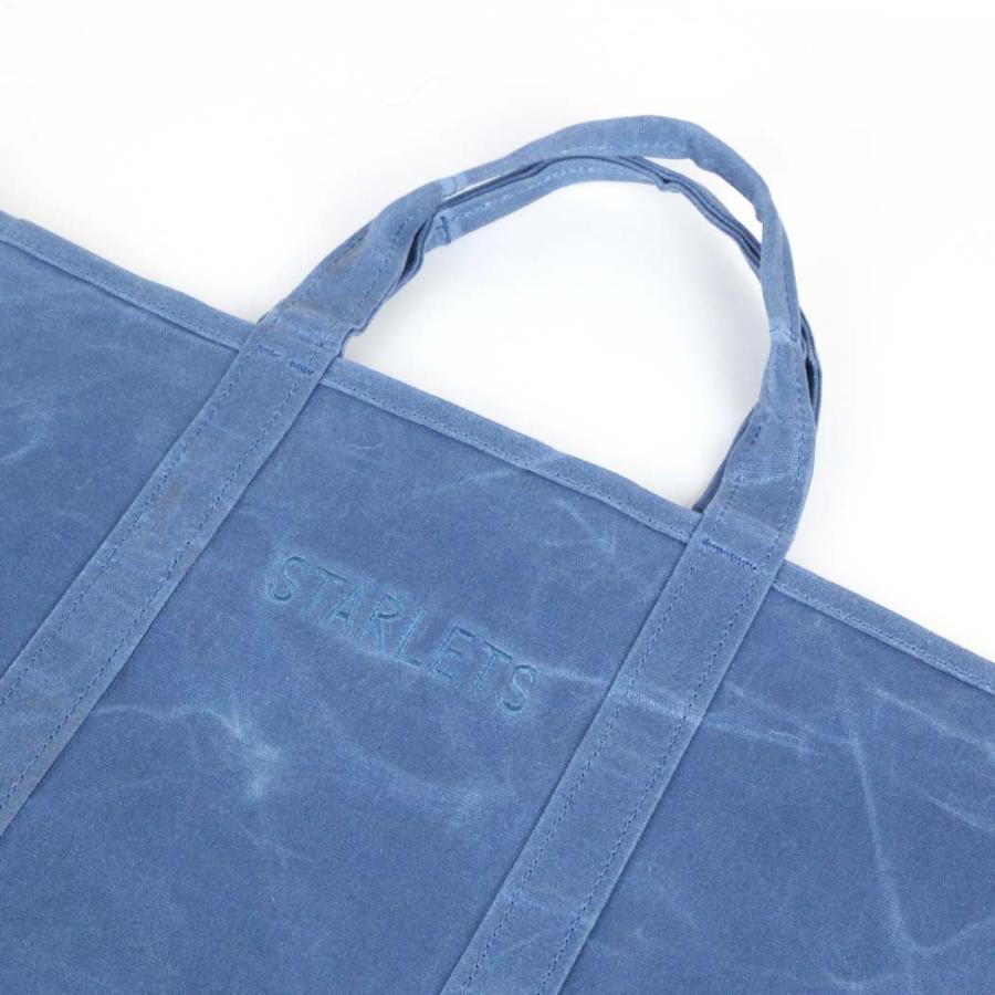 STARLETS (スターレッツ) / sh220101 パラフィン 刺繍 トートバッグ - ブルー | STARLETS | 02