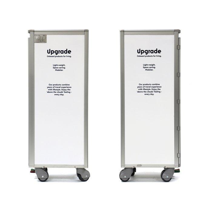 【送料無料】 Upgrade / Half Size Service Trolley ハーフサイズ サービストロリー 機内搭載トロリー ミールカート 機内食サービスカート |  | 12