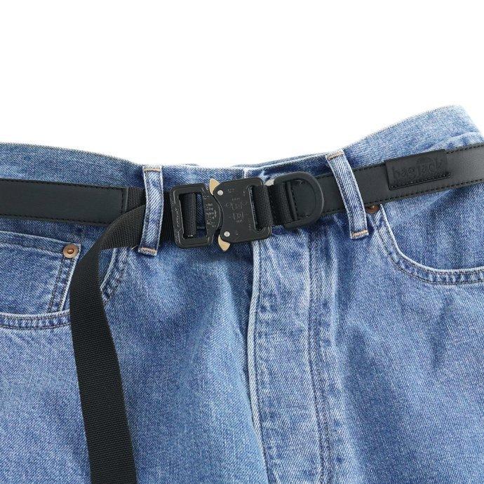 bagjack / NXL Belt 25mm M - Black Leather バッグジャック ネクストレベル ベルト ブラックレザー／ブラックバックル あす楽 送料無料 | BAGJACK | 07