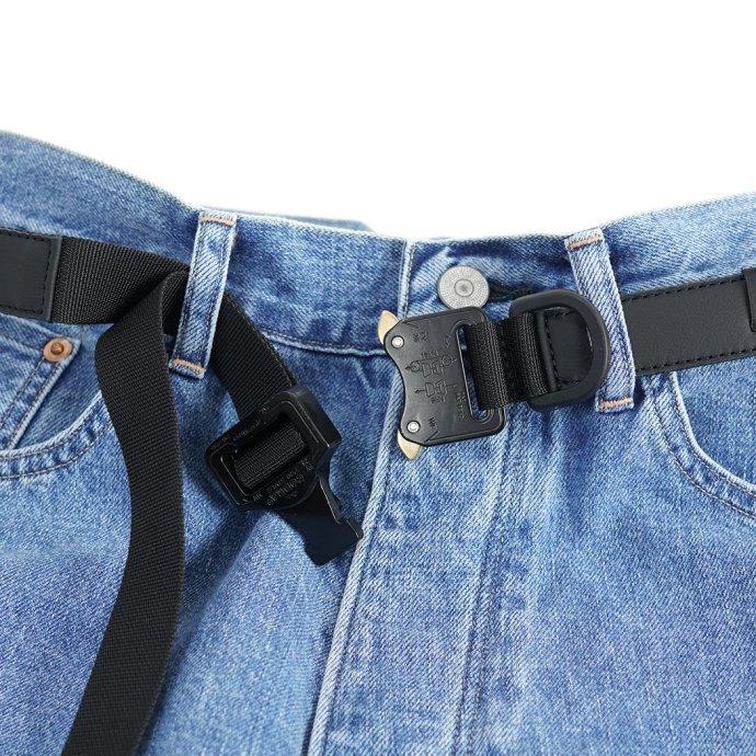 bagjack / NXL Belt 25mm M - Black Leather バッグジャック ネクストレベル ベルト ブラックレザー／ブラックバックル あす楽 送料無料 | BAGJACK | 08