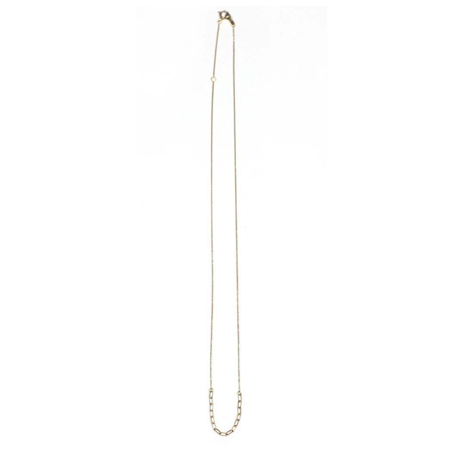 hirondelle et pepin（イロンデールエペパン）/ k18 hn-22fw-555 ルート パヴェ チェーン ネックレス | hirondelle | 04