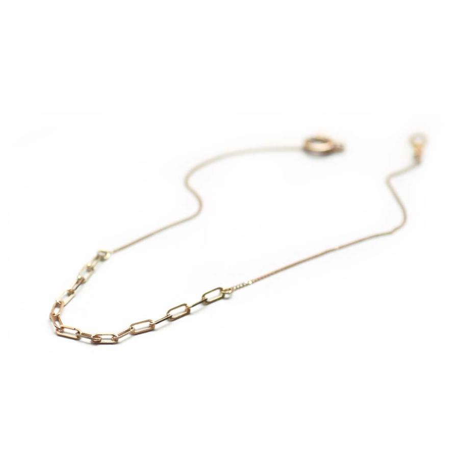 hirondelle et pepin（イロンデールエペパン）/ k18 hv-22fw-206 ルート パヴェ チェーン バングル | hirondelle