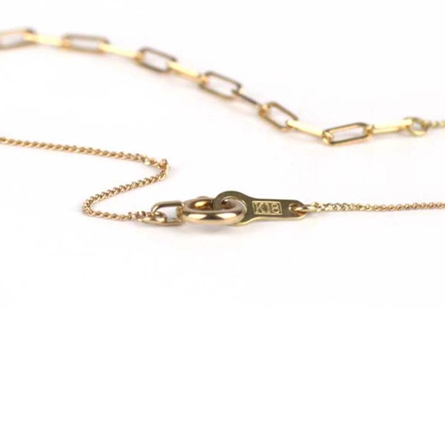 hirondelle et pepin（イロンデールエペパン）/ k18 hv-22fw-206 ルート パヴェ チェーン バングル | hirondelle | 03