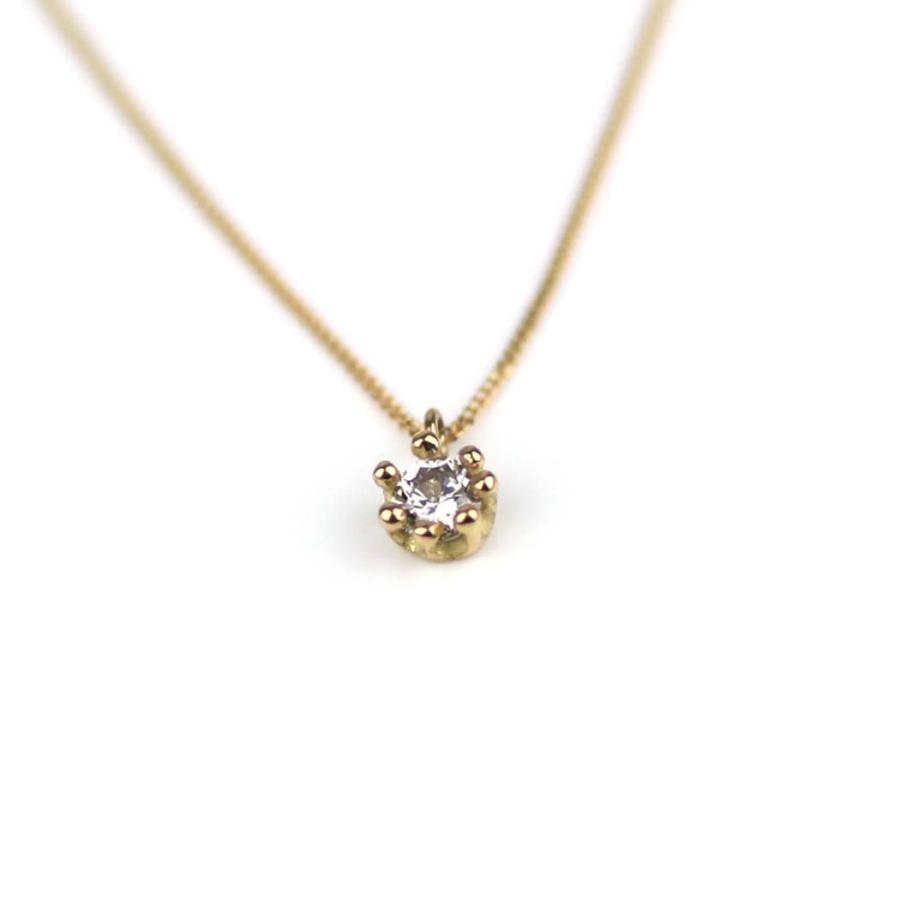 hirondelle et pepin（イロンデールエペパン）/ k18 hn-22fw-556 レ・リッド・ダン・ロー ブラウンダイヤ ネックレス | hirondelle | 01