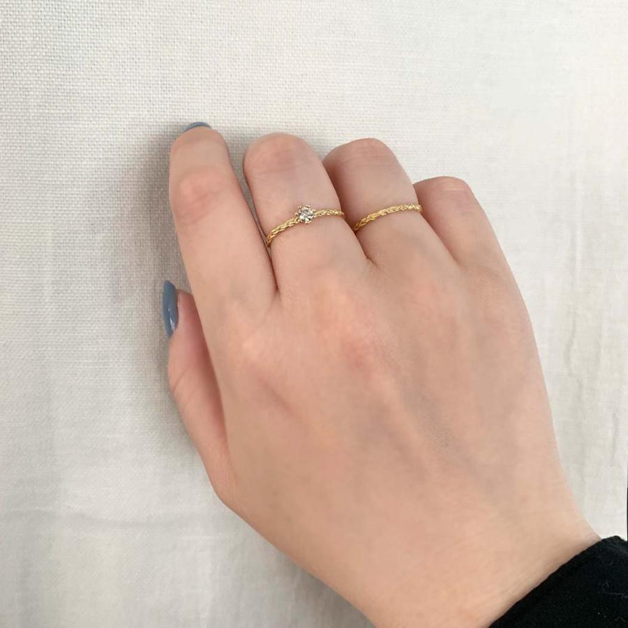 hirondelle et pepin（イロンデールエペパン）/ k18 hr-22fw-588 レ・トリコ ブレード リング | hirondelle | 04