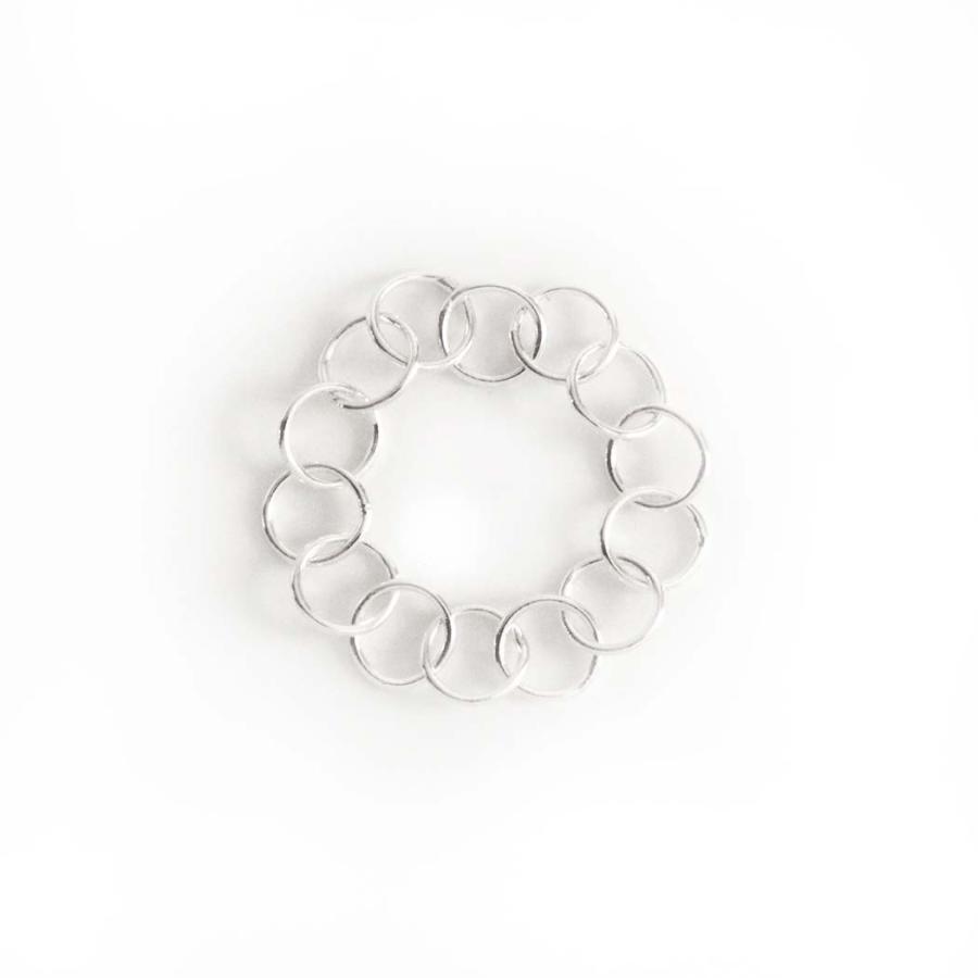 BYOKA（ビョーカ）/ R0702 CHAIN RING - シルバー  リング 指輪 プチギフト お祝い 贈り物 ポイント 消化 買いまわり プレゼント レディース アクセサリー 人気 | BYOKA | 02