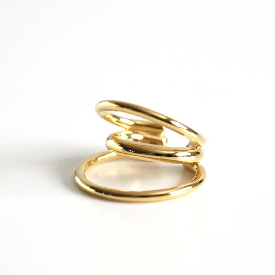 BYOKA（ビョーカ）/ GR2101 G.VOLTEX RING - ゴールド リング 指輪 プチギフト お祝い 贈り物 ポイント 消化 買いまわり プレゼント レディース アクセサリー … | BYOKA