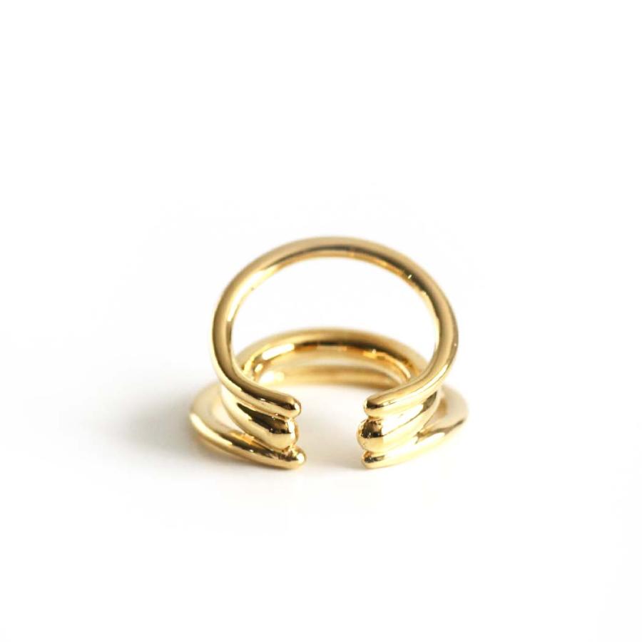 BYOKA（ビョーカ）/ GR2101 G.VOLTEX RING - ゴールド リング 指輪 プチギフト お祝い 贈り物 ポイント 消化 買いまわり プレゼント レディース アクセサリー … | BYOKA | 01