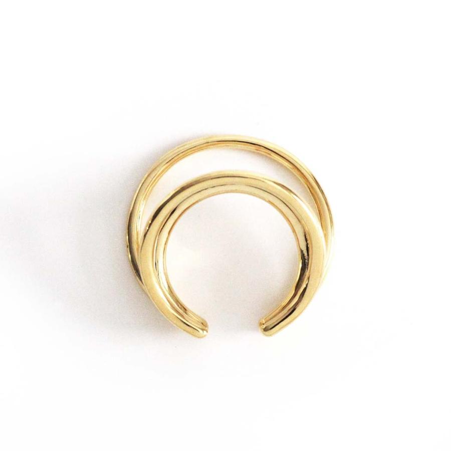 BYOKA（ビョーカ）/ GR2101 G.VOLTEX RING - ゴールド リング 指輪 プチギフト お祝い 贈り物 ポイント 消化 買いまわり プレゼント レディース アクセサリー … | BYOKA | 02