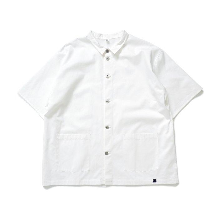 DG THE DRY GOODS / DG CHORE SHIRTS S/S 半袖ワークシャツ ホワイト | 