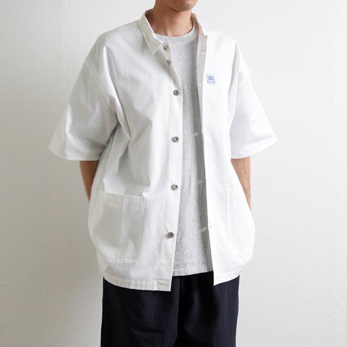 DG THE DRY GOODS / DG CHORE SHIRTS S/S 半袖ワークシャツ ホワイト |  | 06