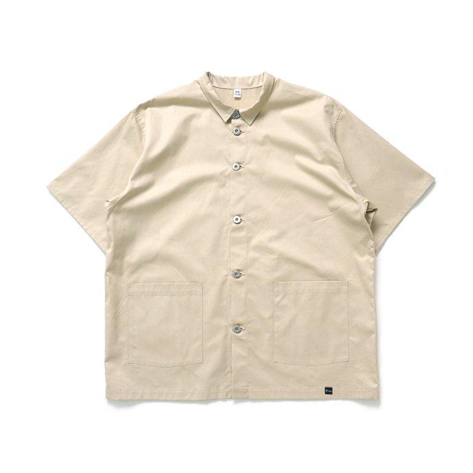 DG THE DRY GOODS / DG CHORE SHIRTS S/S 半袖ワークシャツ ベージュ | 