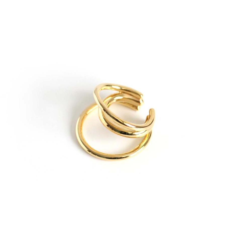 BYOKA（ビョーカ）/ GE2102 G.VORTEX EARCUFF - ゴールド (片耳タイプ)  イヤカフ イヤーカフ プチギフト お祝い 贈り物 ポイント 消化 買いまわり プレゼント… | BYOKA