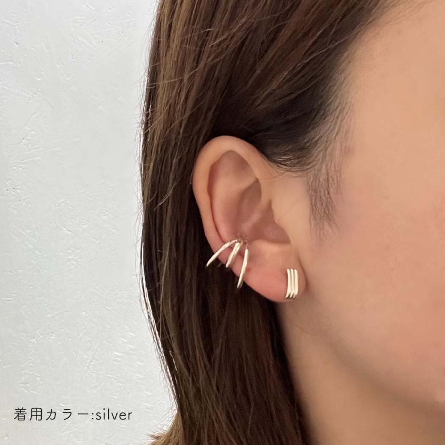 BYOKA（ビョーカ）/ GE2102 G.VORTEX EARCUFF - ゴールド (片耳タイプ)  イヤカフ イヤーカフ プチギフト お祝い 贈り物 ポイント 消化 買いまわり プレゼント… | BYOKA | 03
