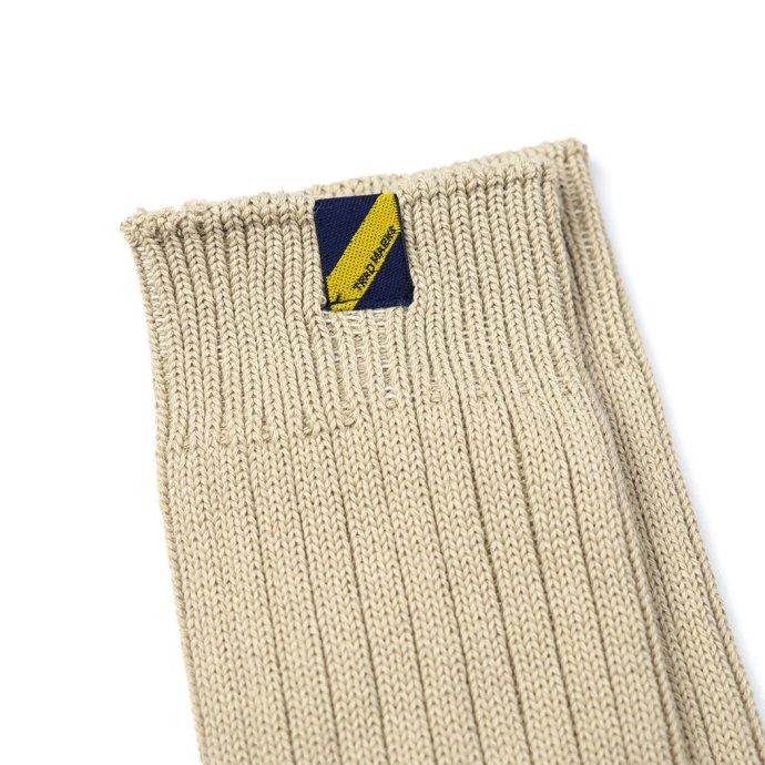 Trad Marks トラッドマークス / Old Rib Socks lite オールドリブソックスライト - Smoke Beige スモークベージュ あす楽 即日発送 即納 プチギフト お祝い 贈…｜ehs｜03