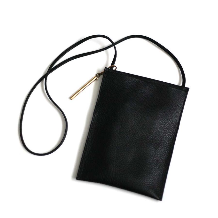 Ense（アンサ） / tate sacoche S001 縦型 サコッシュ シュリンク ブラック | Ense