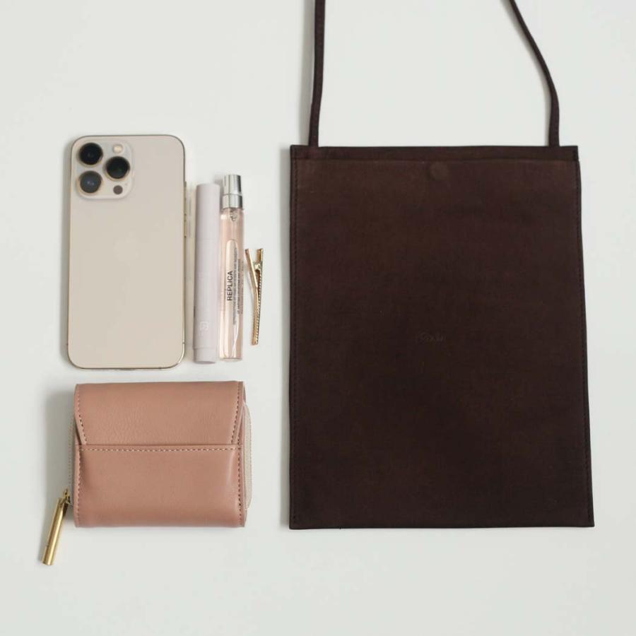 Ense（アンサ） / tate sacoche S001 縦型 サコッシュ シュリンク ブラック | Ense | 04