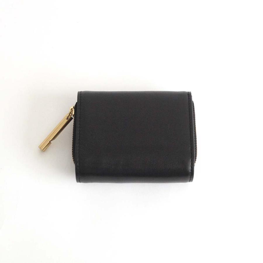 Ense（アンサ） / mini wallet ew126 ラウンドジッパー ミニ ウォレット ブラック | Ense | 02