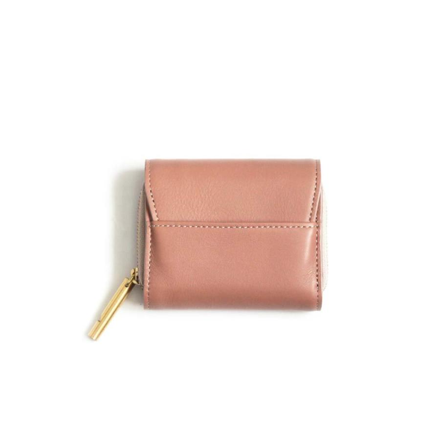 Ense（アンサ） / mini wallet ew126 ラウンドジッパー ミニ ウォレット ベージュ | Ense | 01