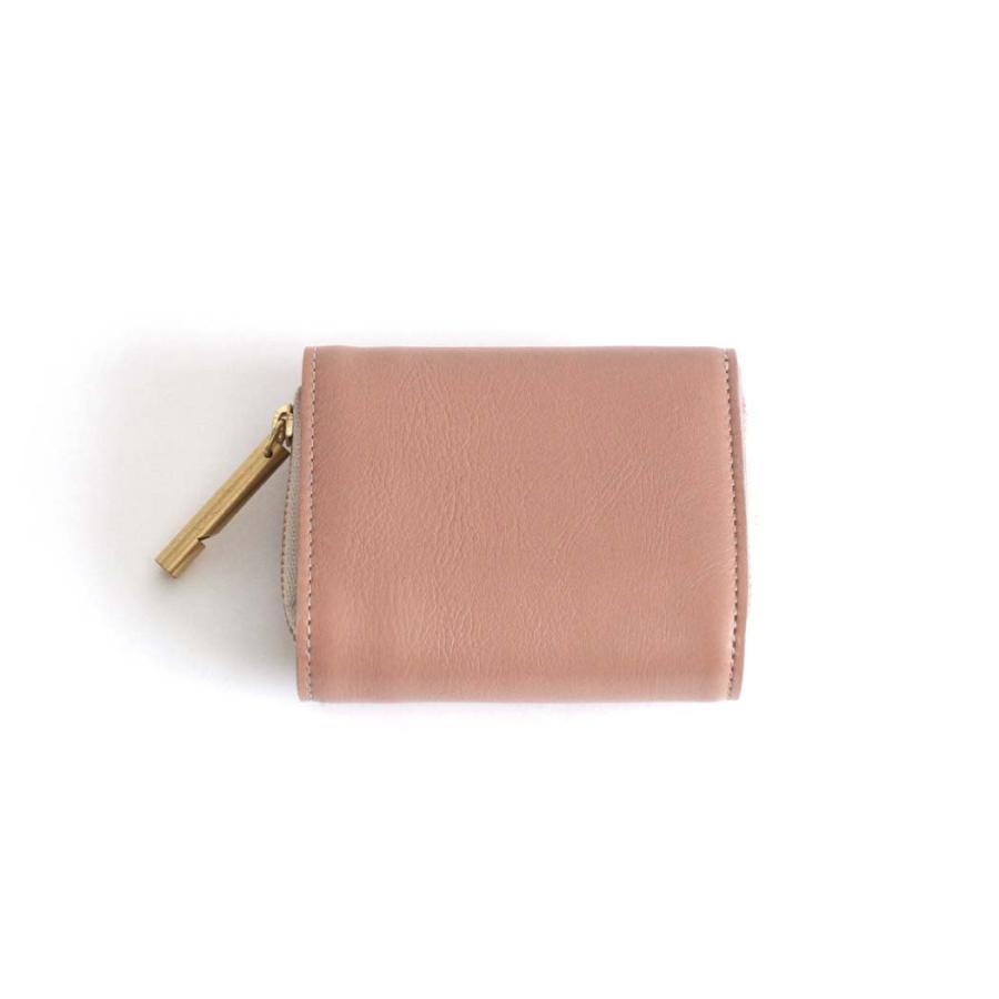 Ense（アンサ） / mini wallet ew126 ラウンドジッパー ミニ ウォレット ベージュ | Ense | 05