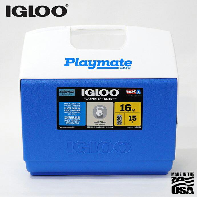 IGLOO イグルー / Playmate Elite - Blue プレイメイトエリート クーラーボックス 15L ブルー アメリカ製 Made in USA | igloo