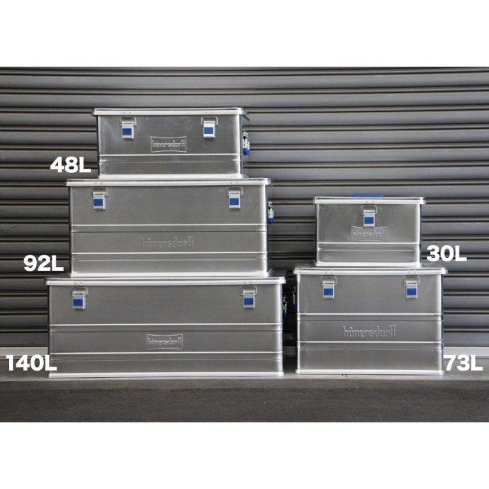 Hunersdorff / Aluminium Profi Box - 140L ヒューナースドルフ アルミニウムプロフィーボックス アルミコンテナ 収納 | hunersdorff | 01